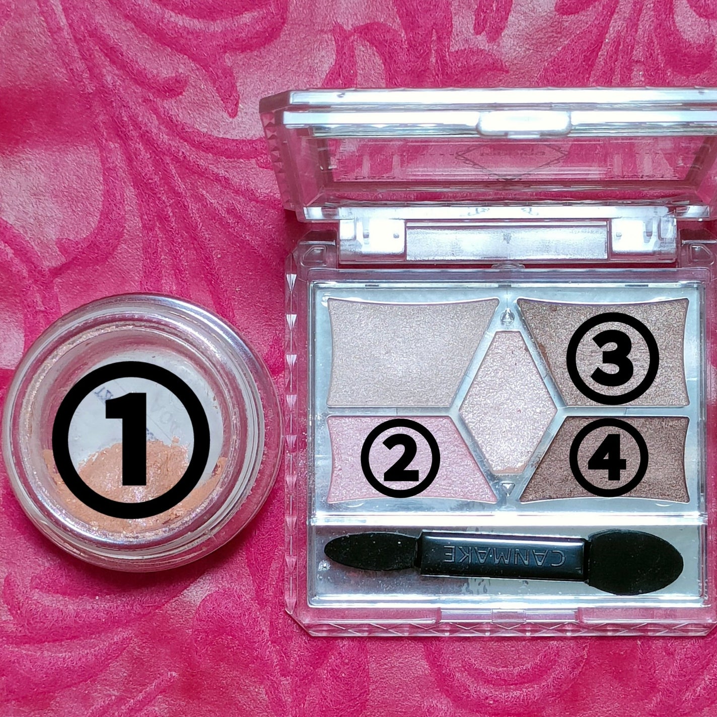 【旧品】パーフェクトスタイリストアイズ/キャンメイク/アイシャドウパレットを使ったクチコミ(4枚目)