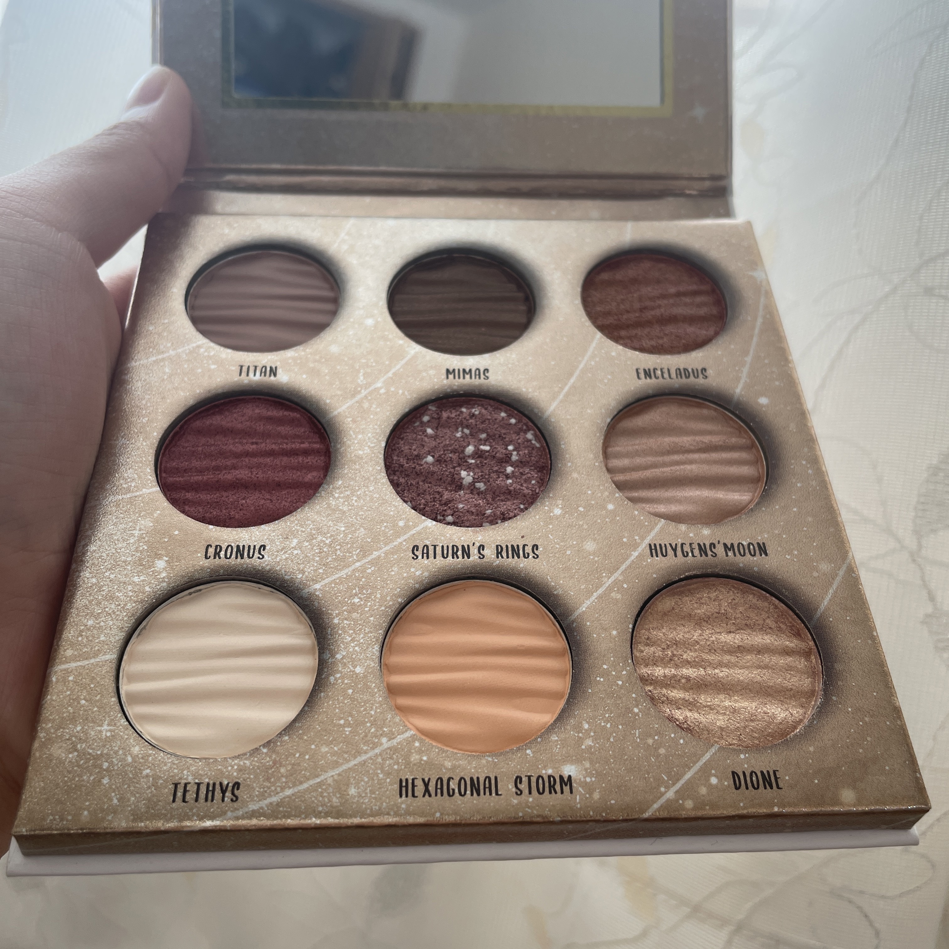ギャラクシー9色アイシャドウパレット サターン SATURN /DiTO/アイシャドウパレットを使ったクチコミ（2枚目）