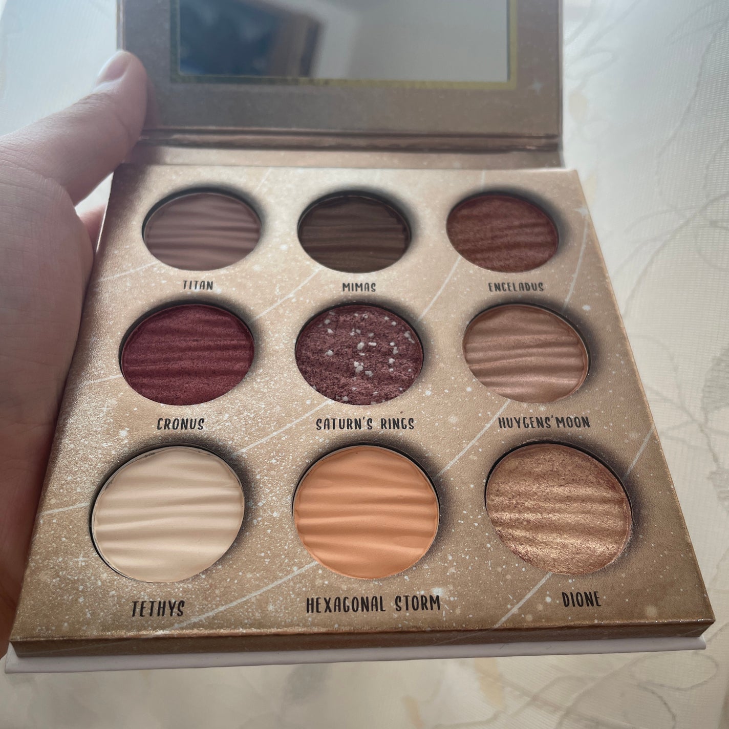 ギャラクシー9色アイシャドウパレット/DiTO/アイシャドウパレットを使ったクチコミ(2枚目)