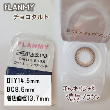 FLANMY 1day（10枚/30枚） チョコタルト/FLANMY/ワンデー（１DAY）カラコンの画像