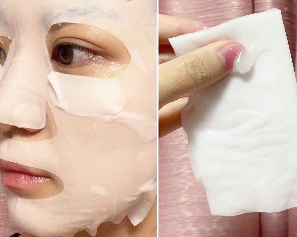 リンクルジェル乳液マスク/なめらか本舗/シートマスク・パックを使ったクチコミ（3枚目）