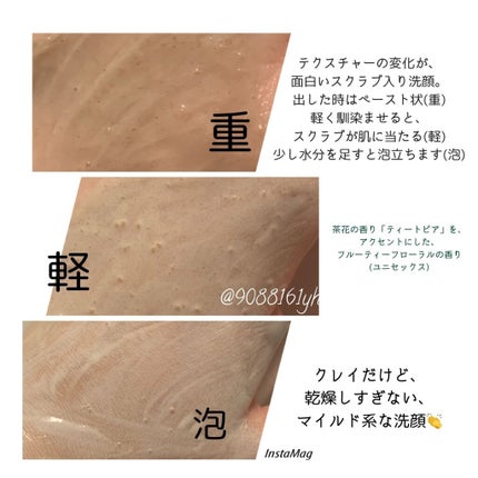 スクラビング マッド ウォッシュ/KANEBO/洗顔フォームを使ったクチコミ(2枚目)