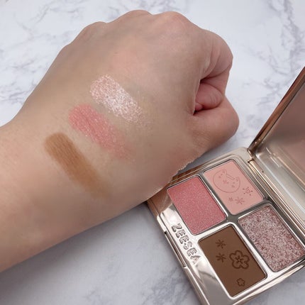 アニマルアイシャドウ(4シェード)/ZEESEA/アイシャドウパレットを使ったクチコミ(3枚目)