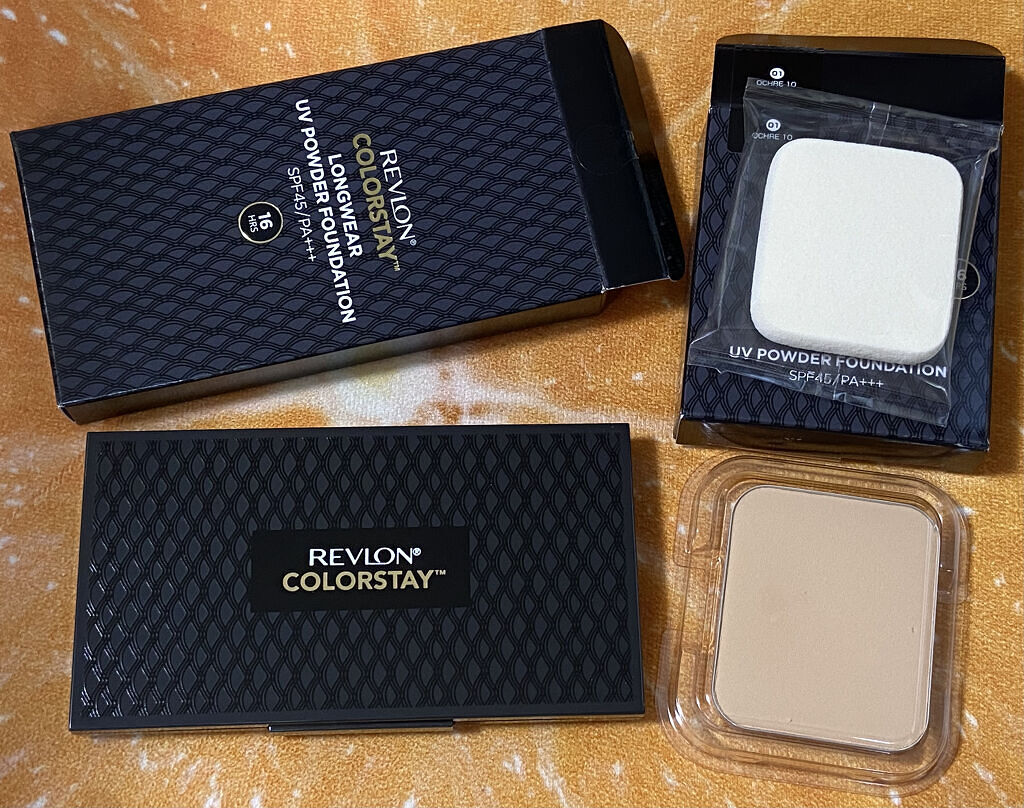  カラーステイ ロングウェア UV パウダー ファンデーション ケース/REVLON/パウダーファンデーションを使ったクチコミ（1枚目）
