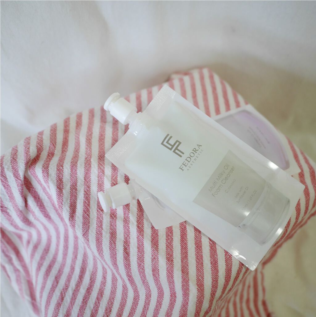 マルチミルキーオイルフォームクレンザー/FEDORA AESTHETIC/洗顔フォームを使ったクチコミ(2枚目)