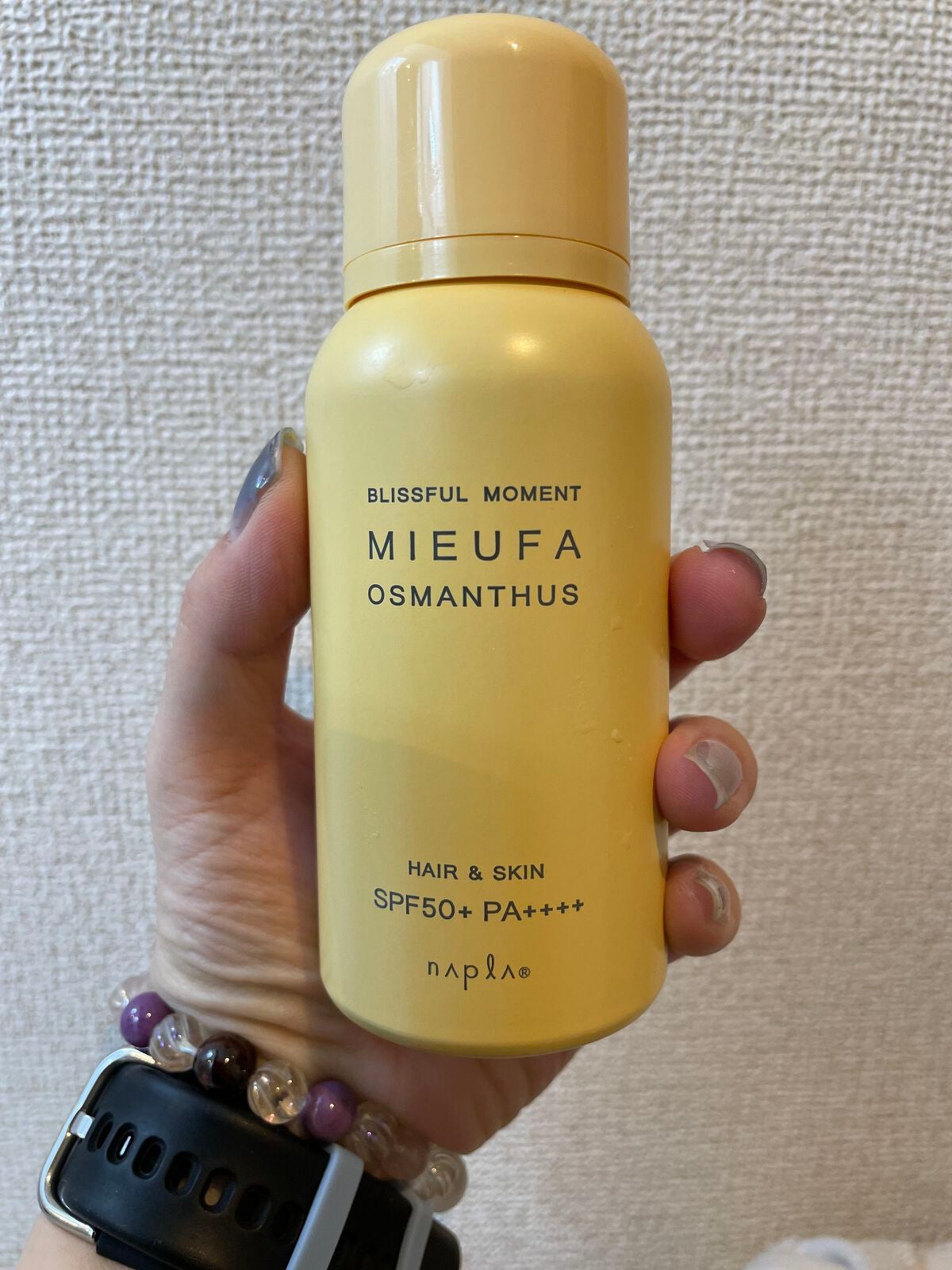 フレグランスUVスプレー オスマンサス/MIEUFA/日焼け止めミスト・スプレーを使ったクチコミ(1枚目)