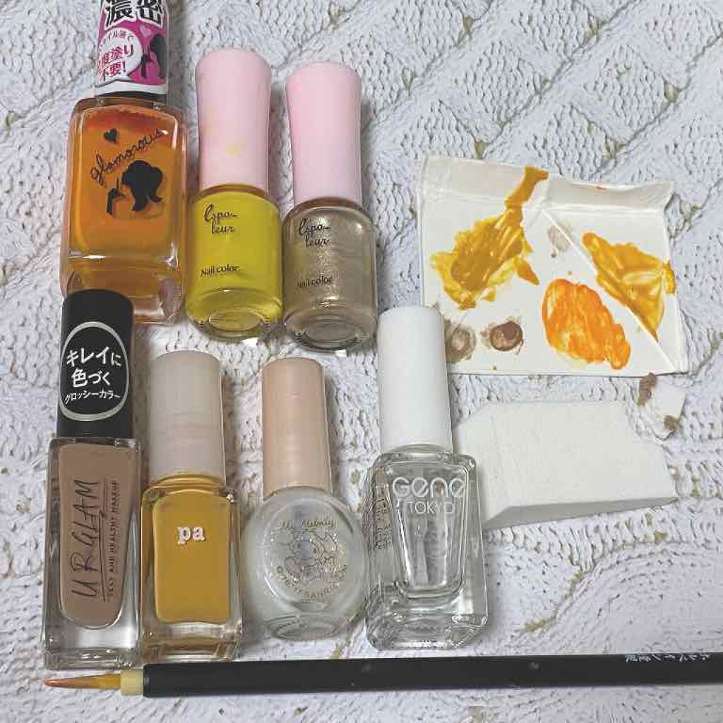 UR GLAM　COLOR NAIL SELECTION BE3＜グロッシーカラー＞/U R GLAM/マニキュアを使ったクチコミ（2枚目）