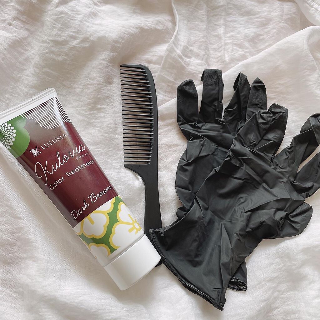 クロヴィア カラートリートメント ダークブラウン/ルルシア/洗い流すヘアトリートメントを使ったクチコミ（1枚目）