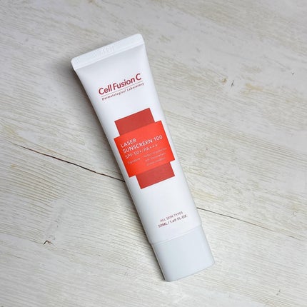 レーザーサンスクリーン 100/Cell Fusion C(セルフュージョンシー)/日焼け止めクリームを使ったクチコミ(2枚目)