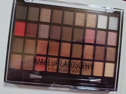 36 カラー アイシャドウ パレット/MAKEUP LABOSOPHY/アイシャドウパレットを使ったクチコミ(1枚目)