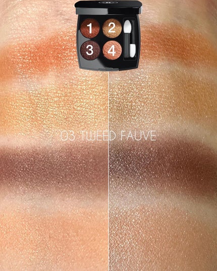 レ キャトル オンブル ツイード/CHANEL/アイシャドウパレットを使ったクチコミ(3枚目)