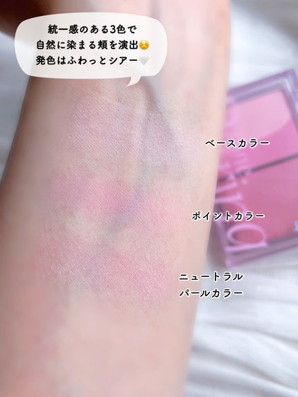 トーンペアリングチーク/espoir/パウダーチークを使ったクチコミ(4枚目)