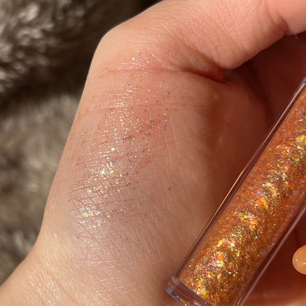 リキッド グリッター シャドウ/rom&nd/グリッターを使ったクチコミ(5枚目)