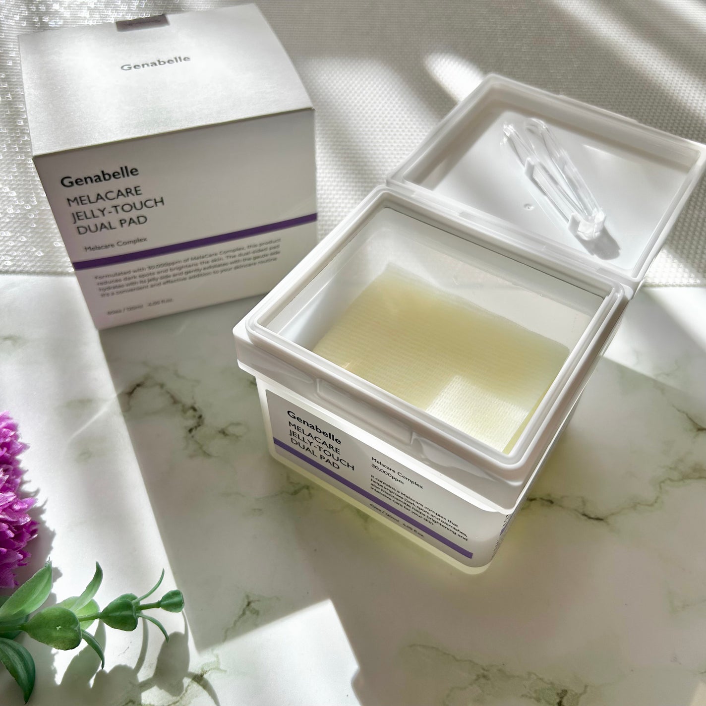 メラケアゼリータッチデュアルパッド/Genabelle/トナーパッドを使ったクチコミ(6枚目)