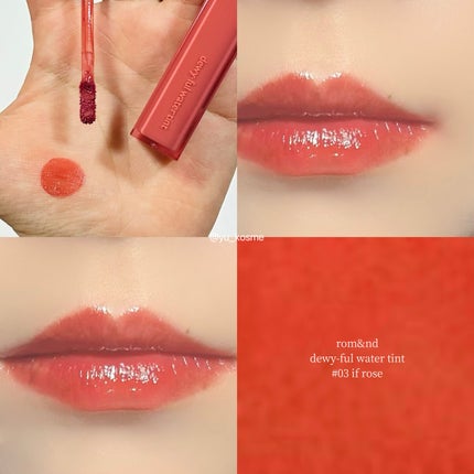デュイフルウォーターティント<ミルクグロッサリー> 03 IF ROSE/rom&nd/リップティントの画像