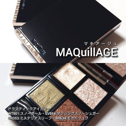 ドラマティックアイカラー (パウダー)/(クリーム)/マキアージュ/アイシャドウパレットを使ったクチコミ(2枚目)