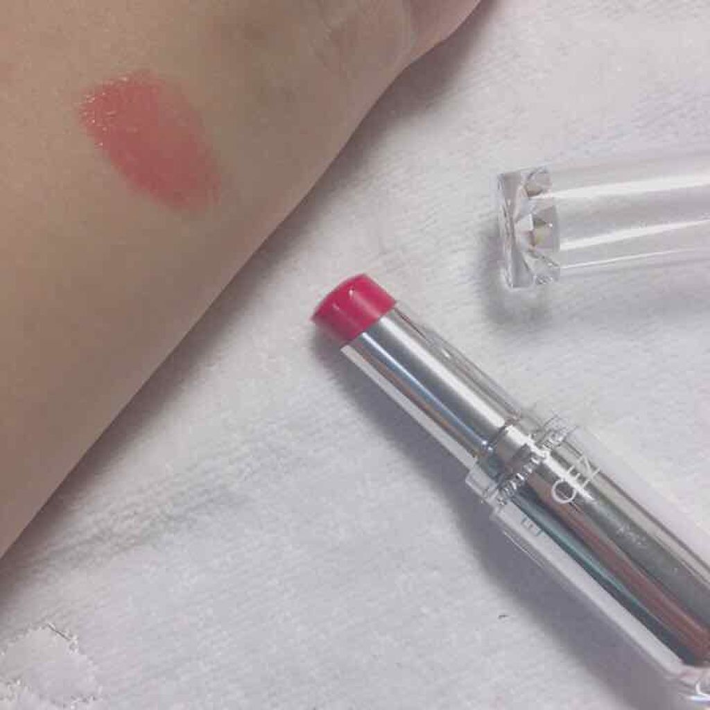 ラスティンググロスリップ/CEZANNE/口紅を使ったクチコミ（1枚目）