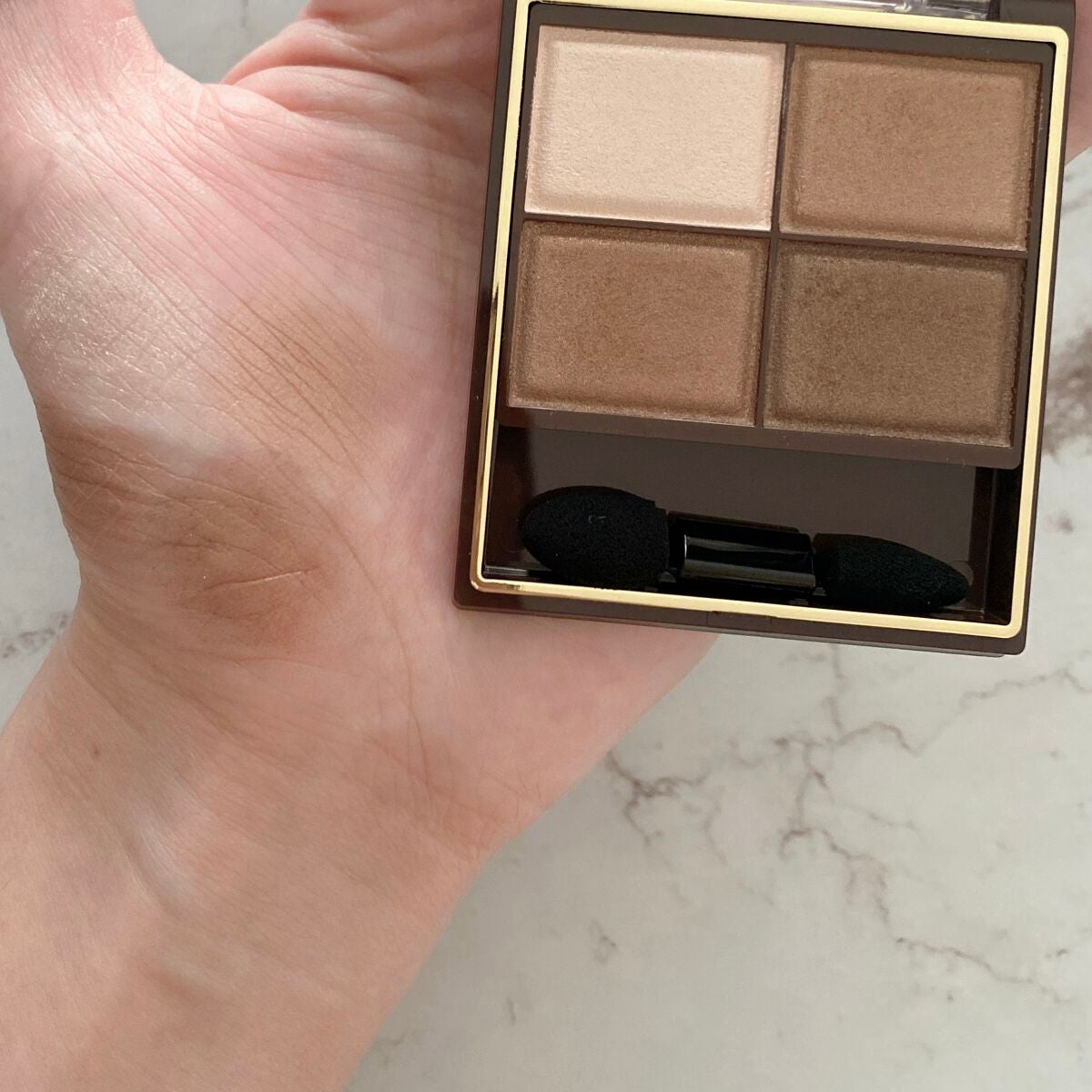 スキニーリッチシャドウ/excel/アイシャドウパレットを使ったクチコミ(5枚目)