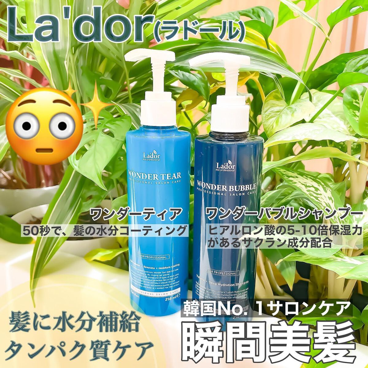 WONDER TEAR/La'dor/洗い流すヘアトリートメントを使ったクチコミ(1枚目)