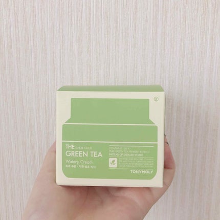 THE CHOK CHOK GREENTEA Watery Cream/TONYMOLY/フェイスクリームを使ったクチコミ(1枚目)