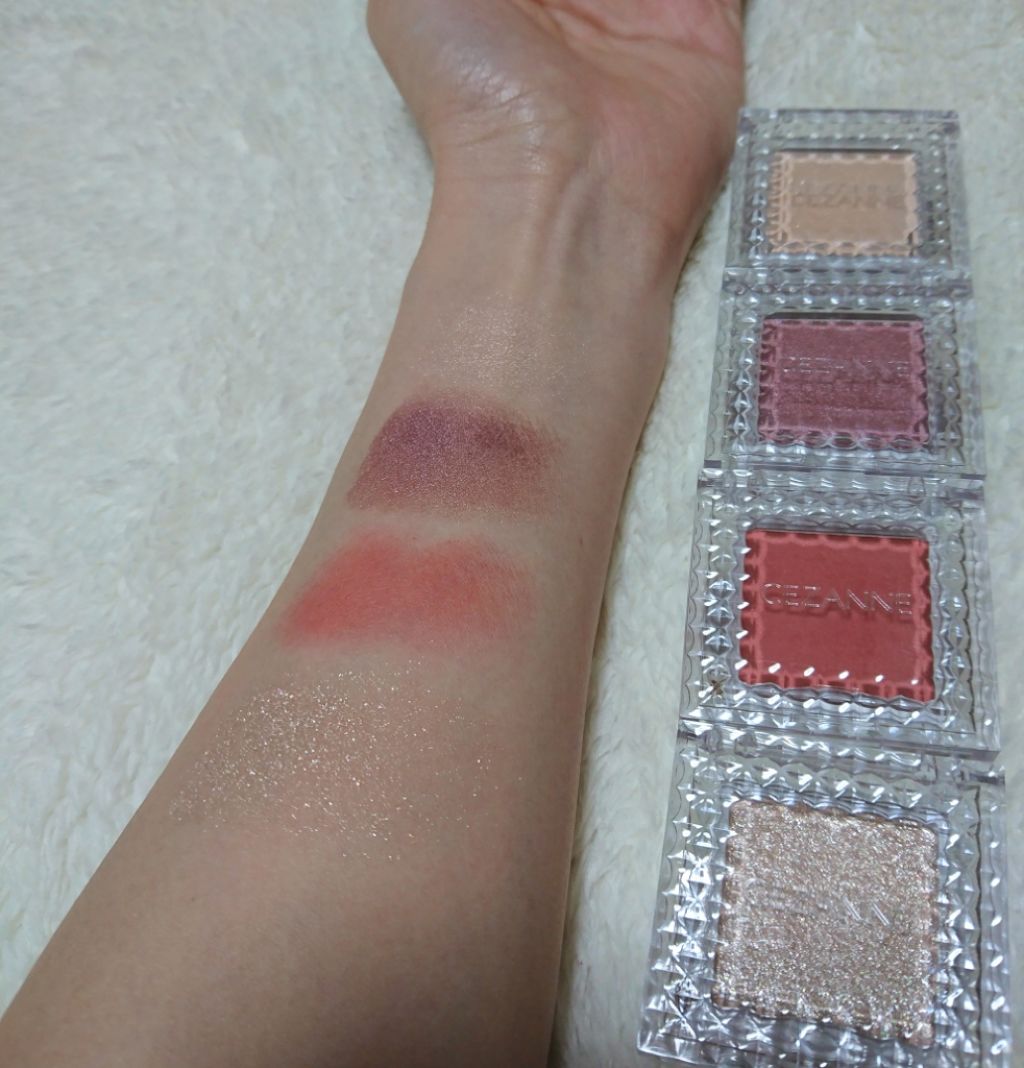 シングルカラーアイシャドウ/CEZANNE/単色アイシャドウを使ったクチコミ（2枚目）