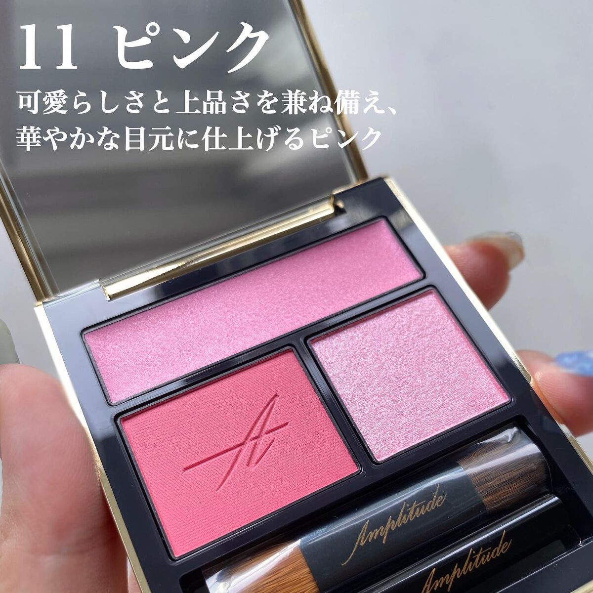 コンスピキュアス アイズ/Amplitude/アイシャドウパレットを使ったクチコミ（3枚目）