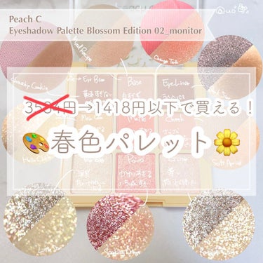 ソフト ムード アイシャドウ パレット/Peach C/パウダーアイシャドウを使ったクチコミ（1枚目）