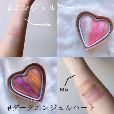 ハートハイライター ドラゴンハート/MAKEUP REVOLUTION/パウダーハイライトを使ったクチコミ（2枚目）