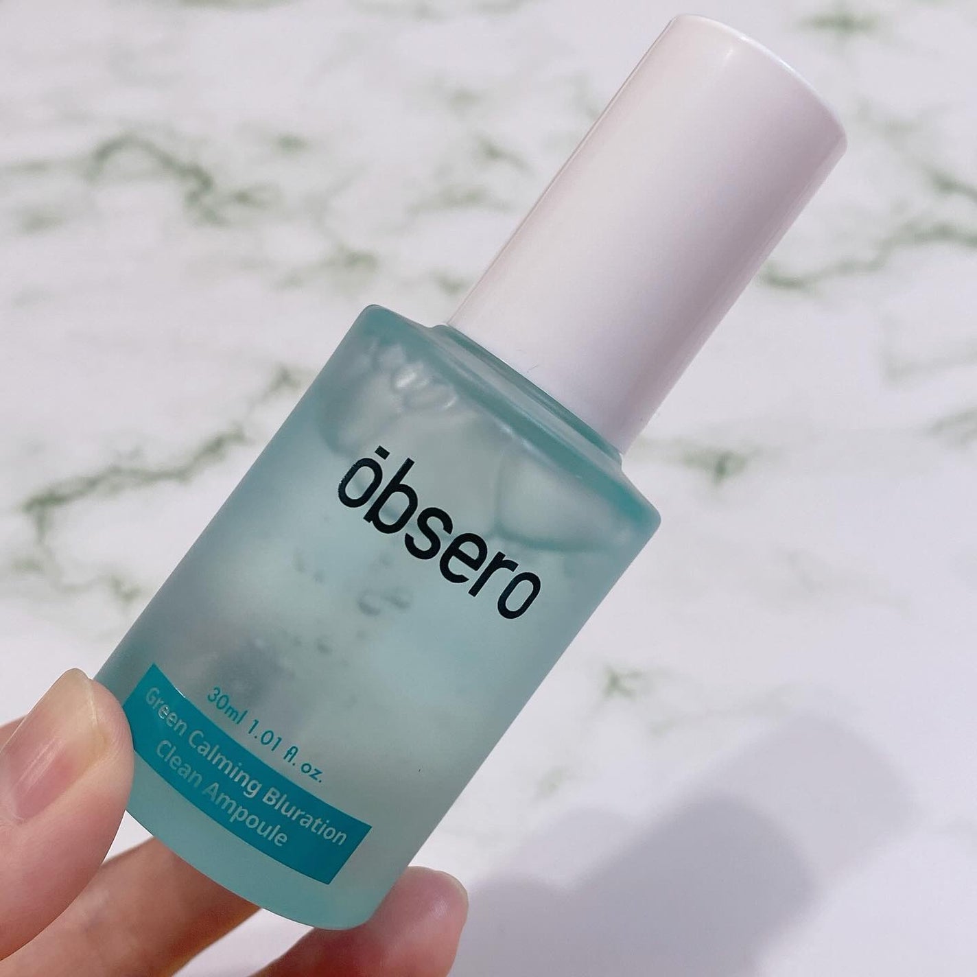 グリーンカーミングブルーレーションクリーンアンプル/obsero/美容液を使ったクチコミ(2枚目)