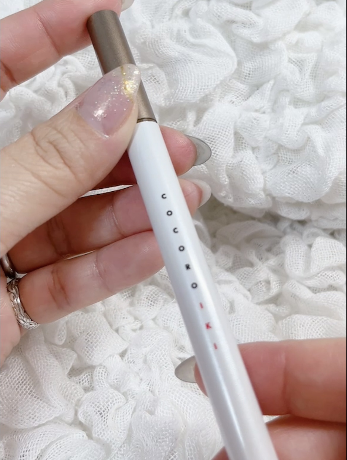 アイデザインライナー 02 セピアブロンズ/COCOROIKI/リキッドアイライナーを使ったクチコミ（3枚目）