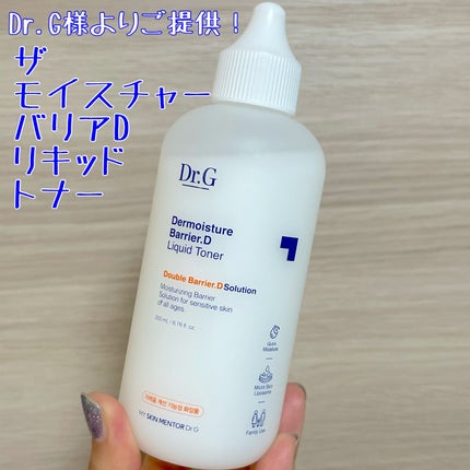 ザモイスチャーバリアDリキッドトナー/Dr.G/化粧水を使ったクチコミ(1枚目)