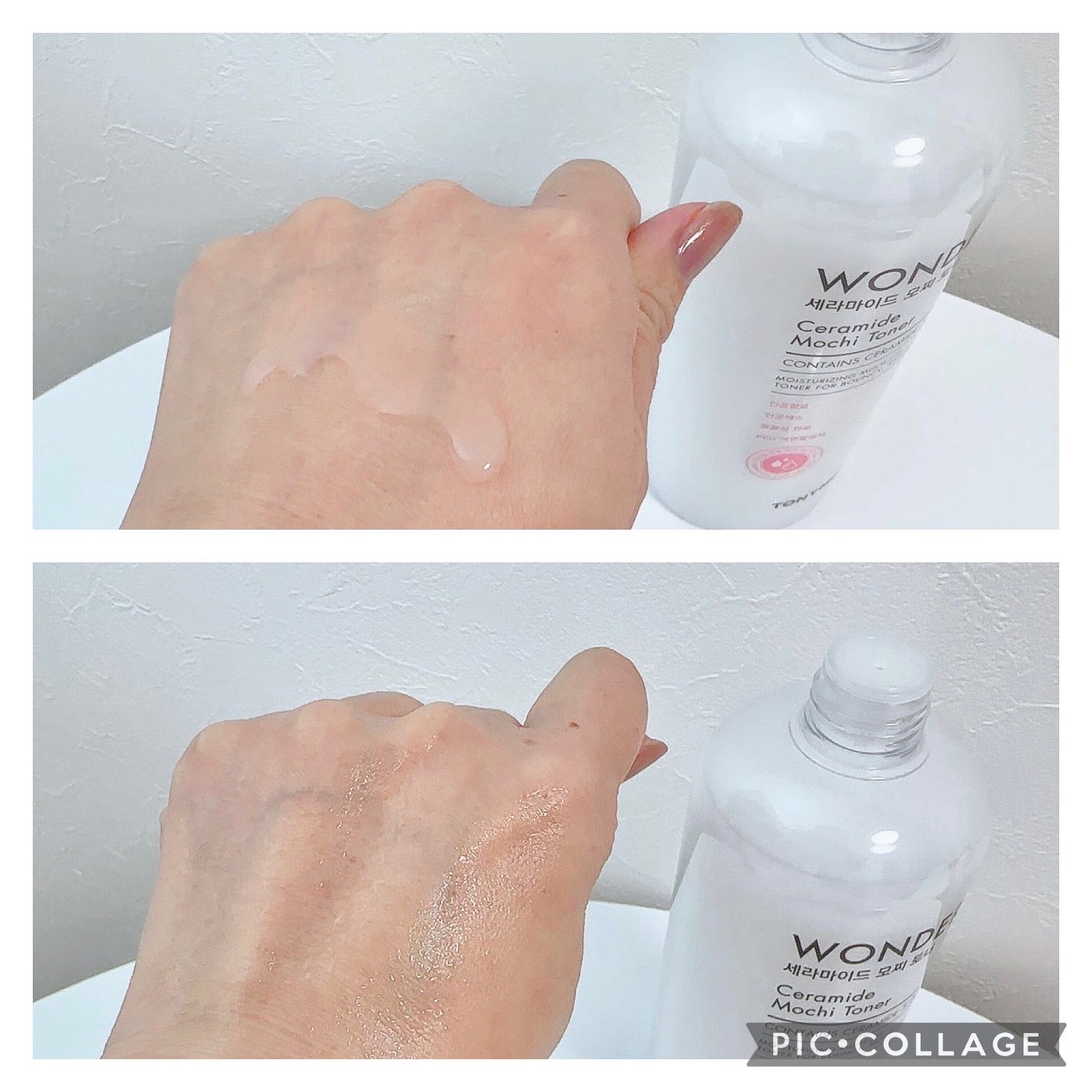 Wonder Ceramide Mochi Toner(トニーモリーワンダーCモチトナー)/TONYMOLY/化粧水を使ったクチコミ(5枚目)