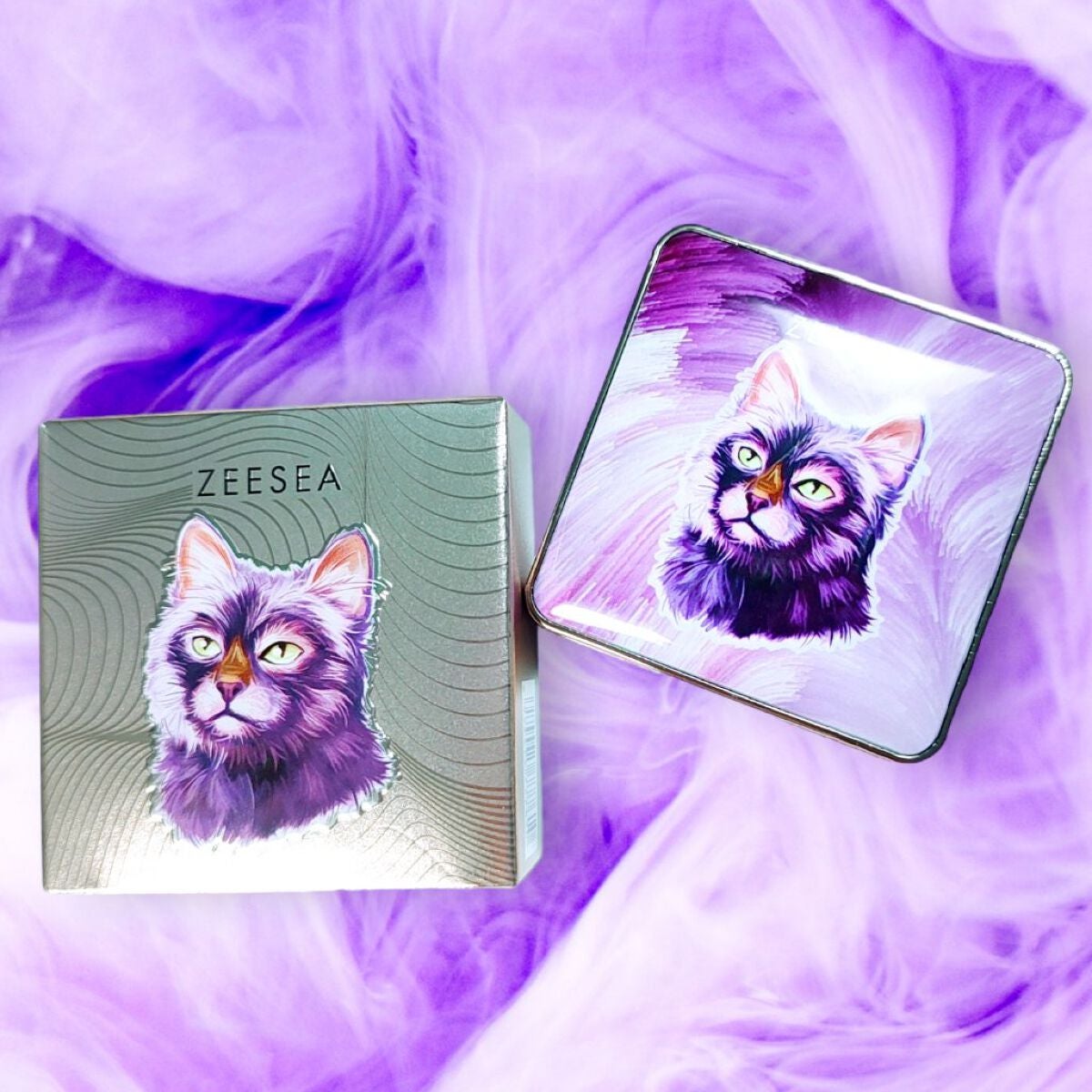 アニマルアイシャドウ(4シェード)/ZEESEA/アイシャドウパレットを使ったクチコミ(2枚目)