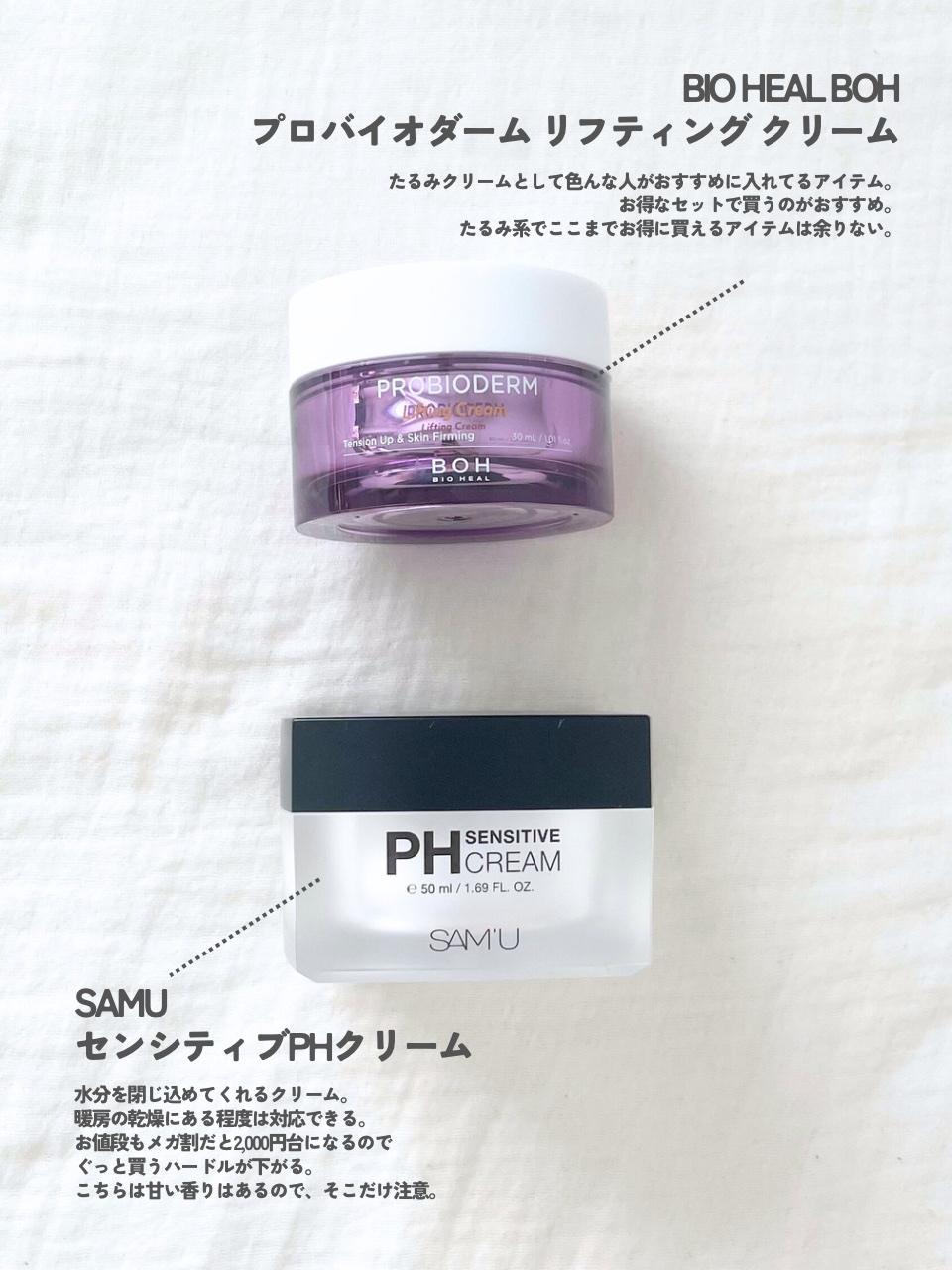 サミュ PHセンシティブクリーム/SAM'U/フェイスクリームを使ったクチコミ（3枚目）