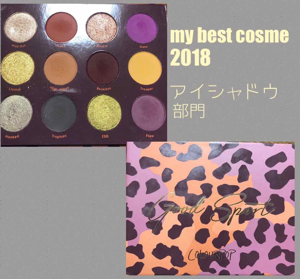 グッドスポーツ プレストパウダー シャドーパレット/ColourPop/アイシャドウパレットを使ったクチコミ（1枚目）