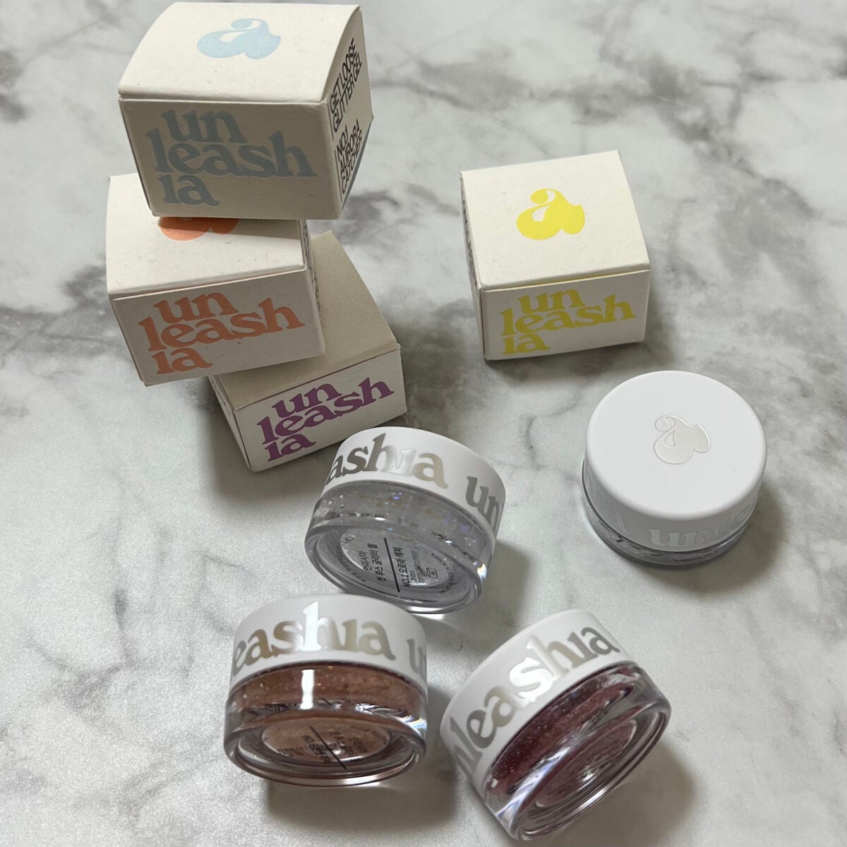 ゲットルーズグリッタージェル/unleashia/グリッターを使ったクチコミ(2枚目)