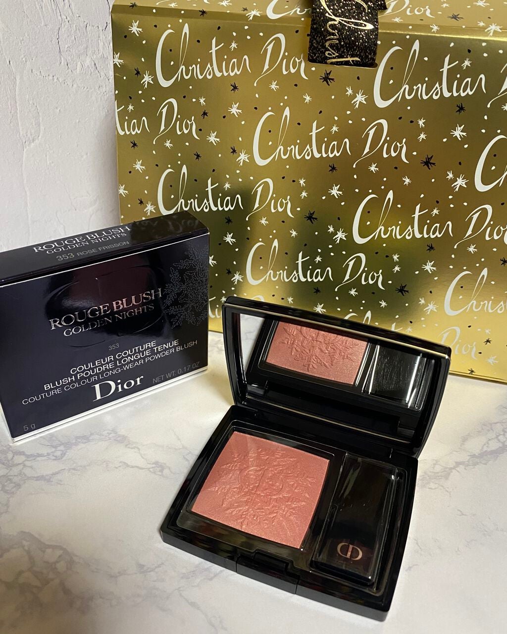 ディオールスキン ルージュ ブラッシュ<ゴールデン ナイツ>/Dior/パウダーチークを使ったクチコミ(1枚目)