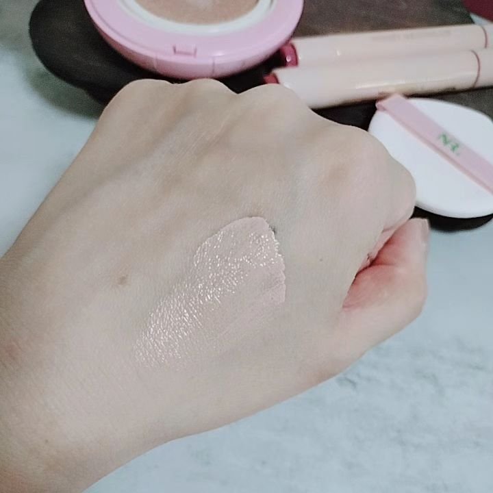 PROBIOエッセンスクッション 23 ナチュラルベージュ/ネイチャーリパブリック/クッションファンデーションを使ったクチコミ（3枚目）