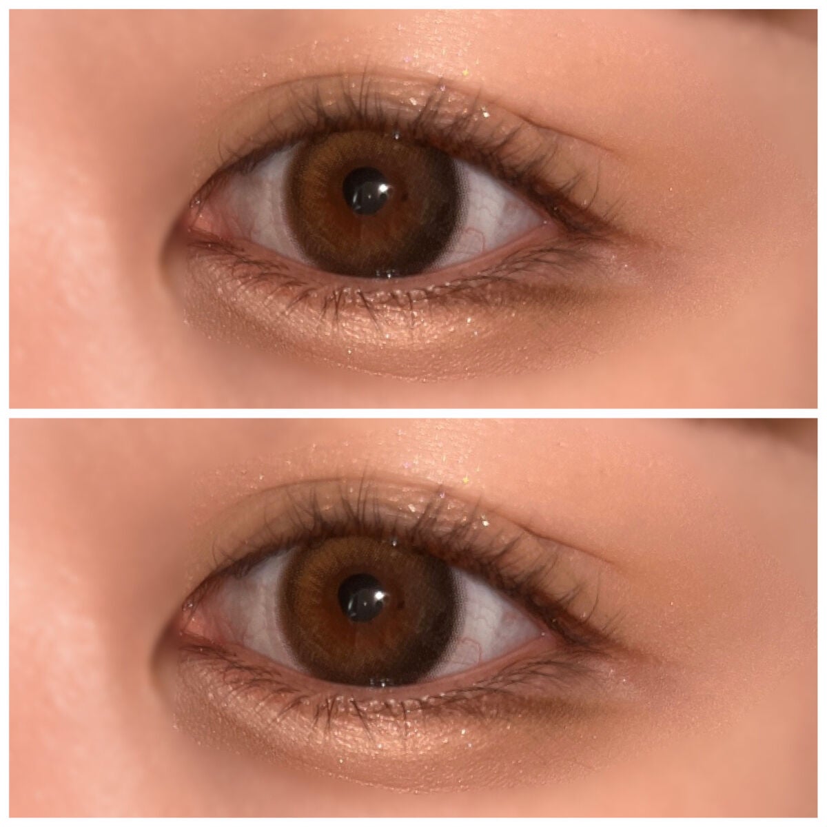 デームードブラウンマンスリー (DAYMOOD BROWN monthly)/OLOLA/1ヶ月(1MONTH)カラコンを使ったクチコミ(4枚目)