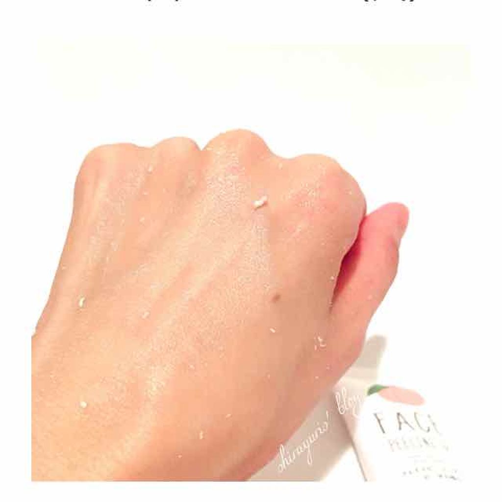 フェイスピーリングジェル ピーチの香り/DAISO/ピーリングを使ったクチコミ(3枚目)