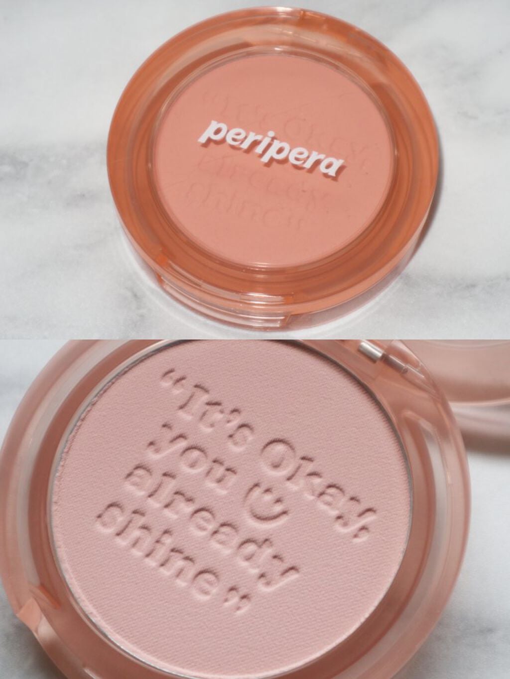 ピュア ブラッシュド サンシャイン チーク/PERIPERA/パウダーチークを使ったクチコミ(1枚目)