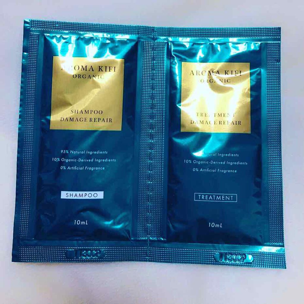 オーガニック シャンプー／トリートメント＜ダメージリペア＞/AROMA KIFI/シャンプー・コンディショナーを使ったクチコミ（1枚目）