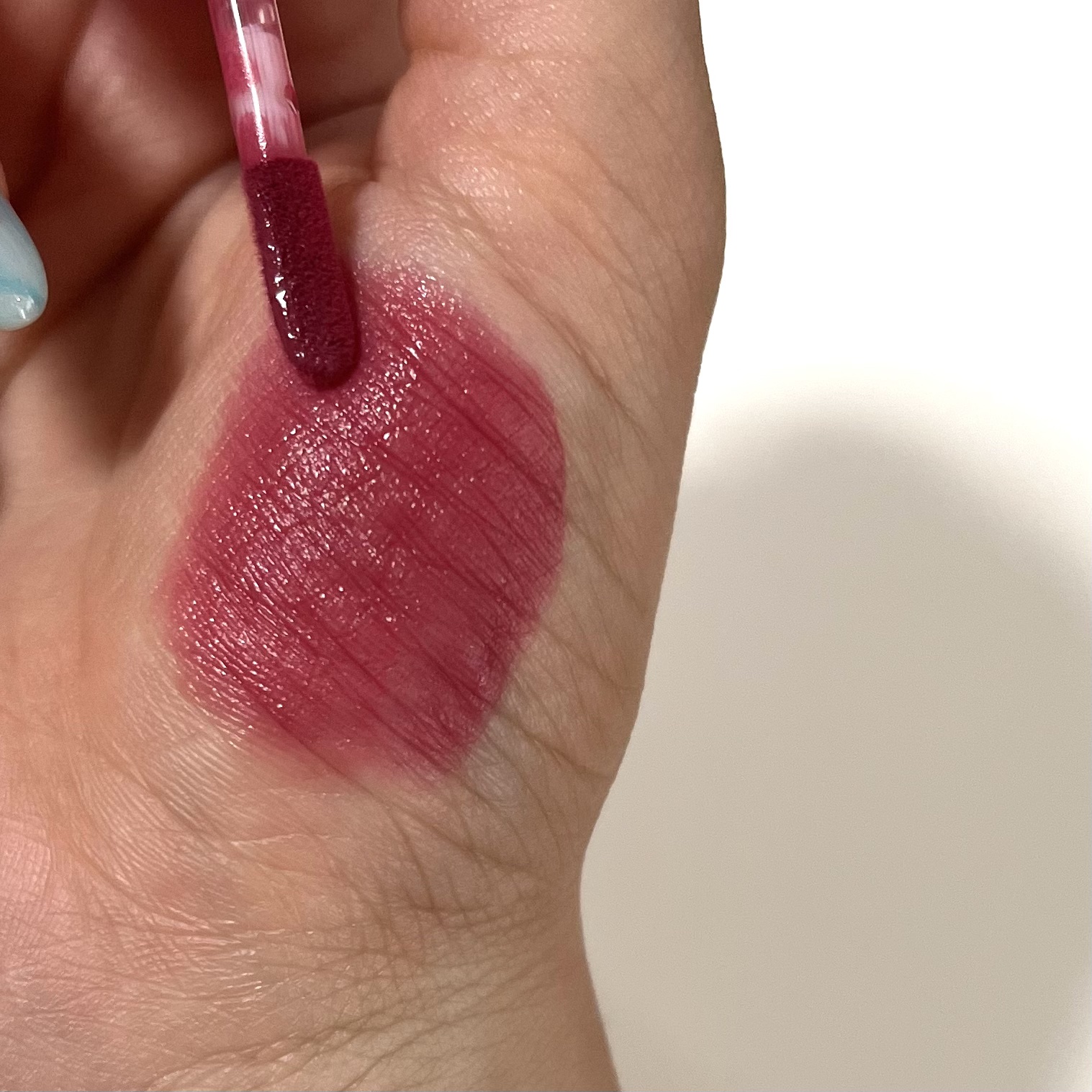 クリームドゥローズティント/dasique/リップティントを使ったクチコミ（3枚目）