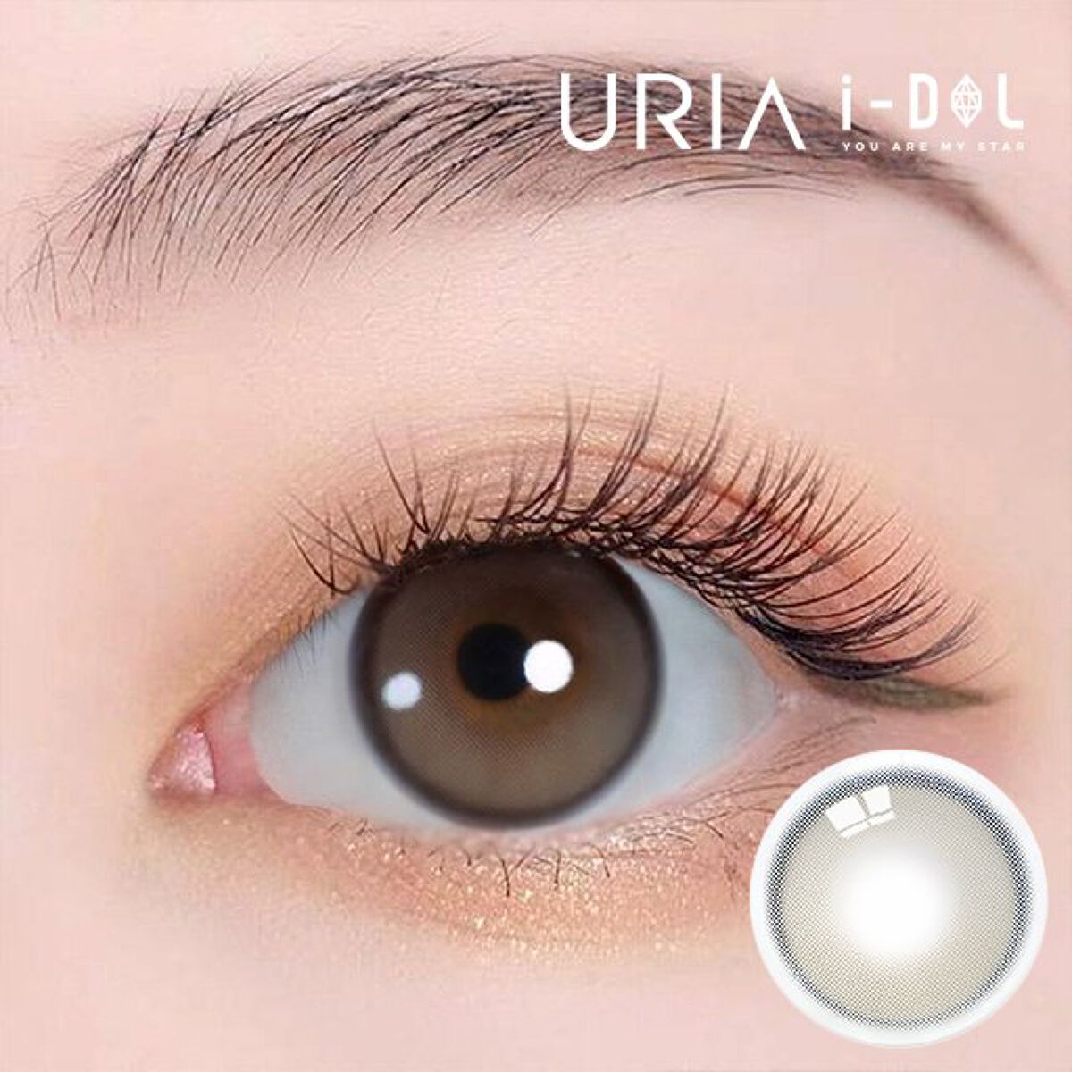 YURIAL Monthly/i-DOL/カラーコンタクトレンズを使ったクチコミ（2枚目）