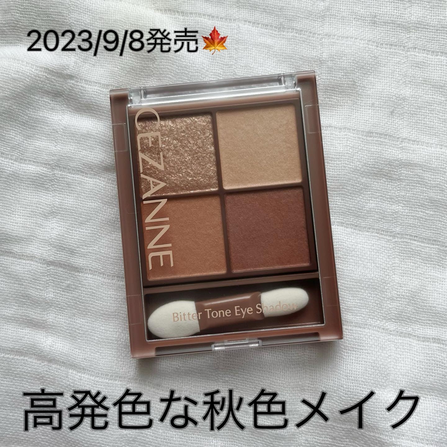 ビタートーンアイシャドウ/CEZANNE/パウダーアイシャドウを使ったクチコミ（1枚目）