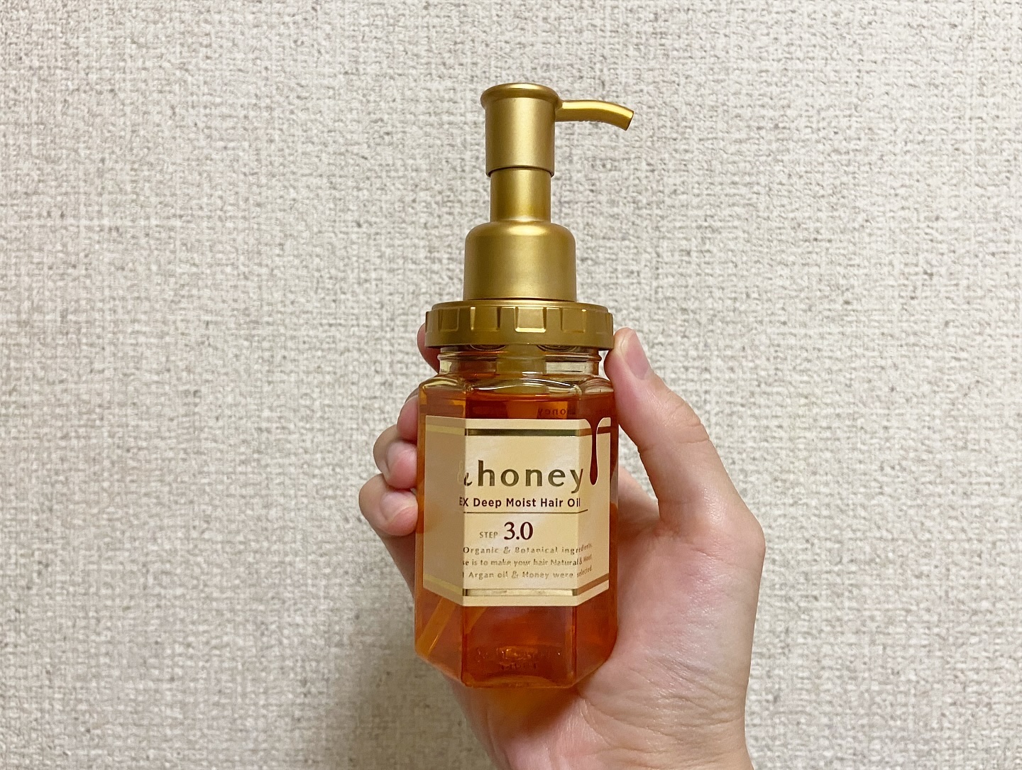 &honey EXディープモイスト ヘアオイル3.0のクチコミ「\ハチミツ成分で贅沢潤いケア❤︎/
.
.
✔︎ & honey
EX Deep Moist .....」（1枚目）