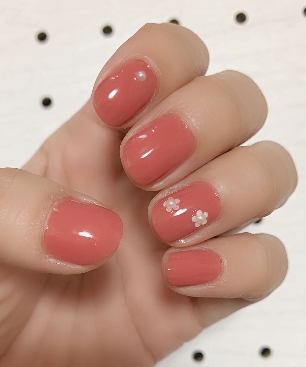 ネイル エナメル 247 ローズ系/ちふれ/マニキュアを使ったクチコミ（3枚目）