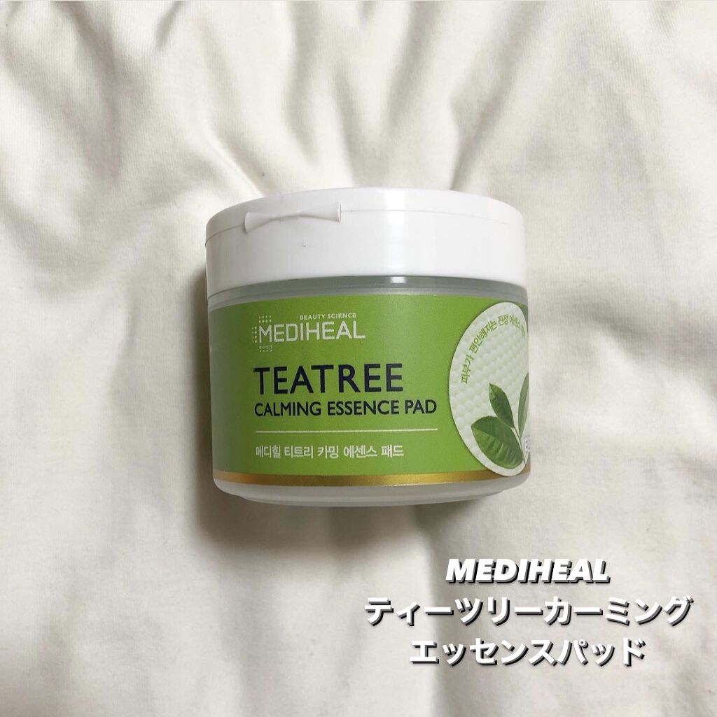 ティーツリーカーミングエッセンスパッド/MEDIHEAL/トナーパッドを使ったクチコミ（1枚目）