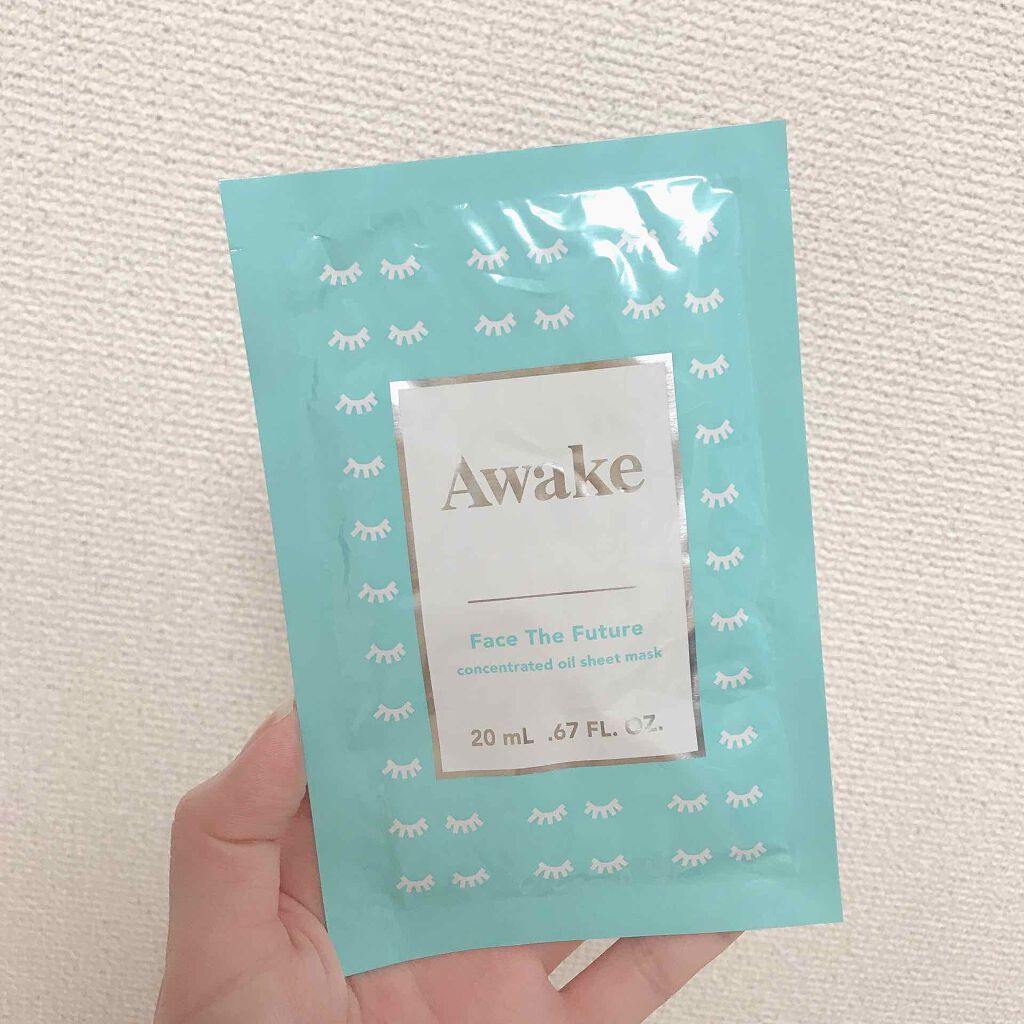 フェイスザフューチャー コンセントレイティッド オイルシートマスク/Awake/シートマスク・パックを使ったクチコミ(1枚目)