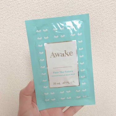 フェイスザフューチャー コンセントレイティッド オイルシートマスク/Awake/シートマスク・パックを使ったクチコミ（1枚目）